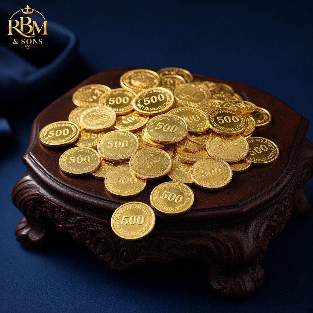 500 mg gold coins